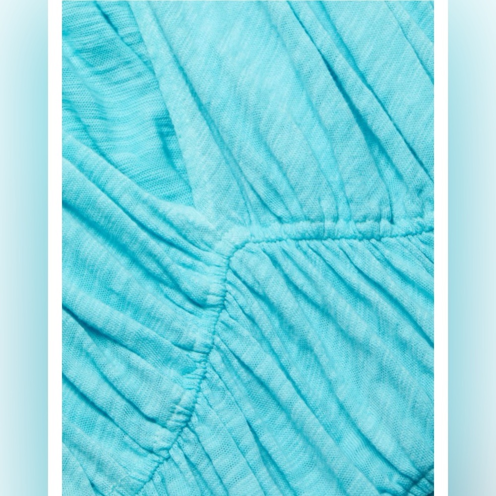 NWT ATM‎ Anthony Thomas Melillo Sublime Slub Jersey Minidress Aqua Mist Size M - Picture 6 of 12